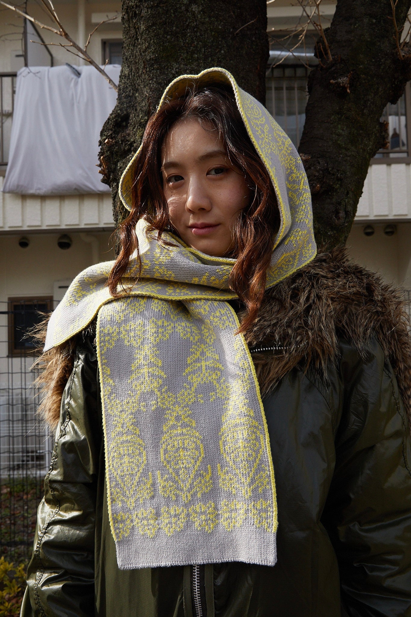 BATTENBURG SCARF – paria /FARZANEH