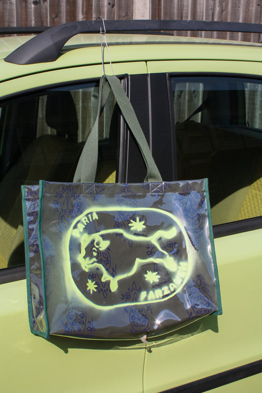 Taurus Badge Tote Bag - Pistachio