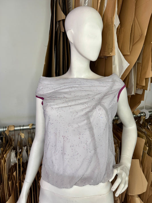 BIRTHDAY CAKE DRAPE TOP