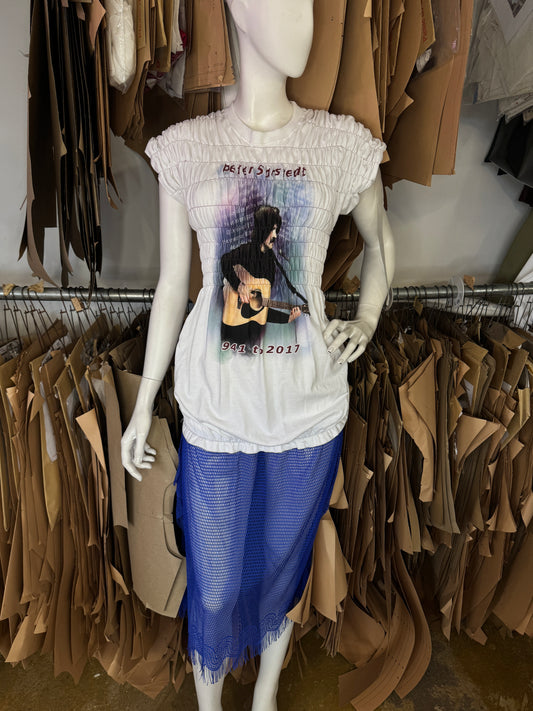 BLUEBERRY T-SHIRT LACE DRESS SAMPLE