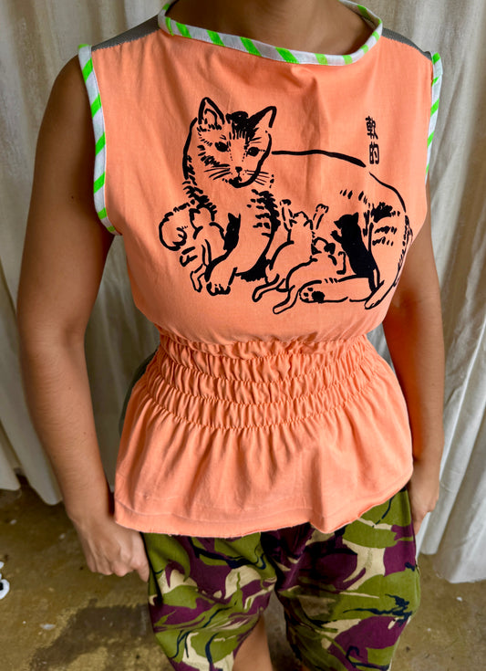Jersey twister Top