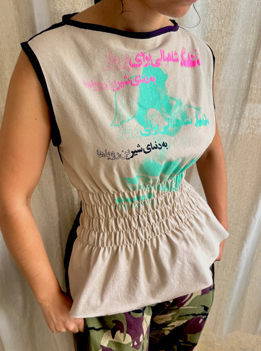 Jersey twister Top
