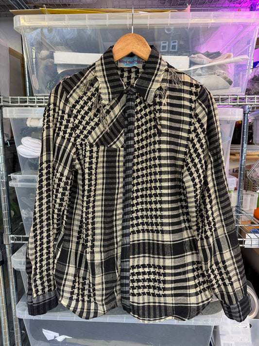 KEFFIYEH SHIRT - SAND