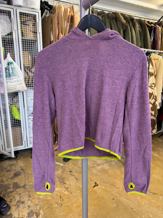 AW21 PALMA VIOLET CROP HOODIE