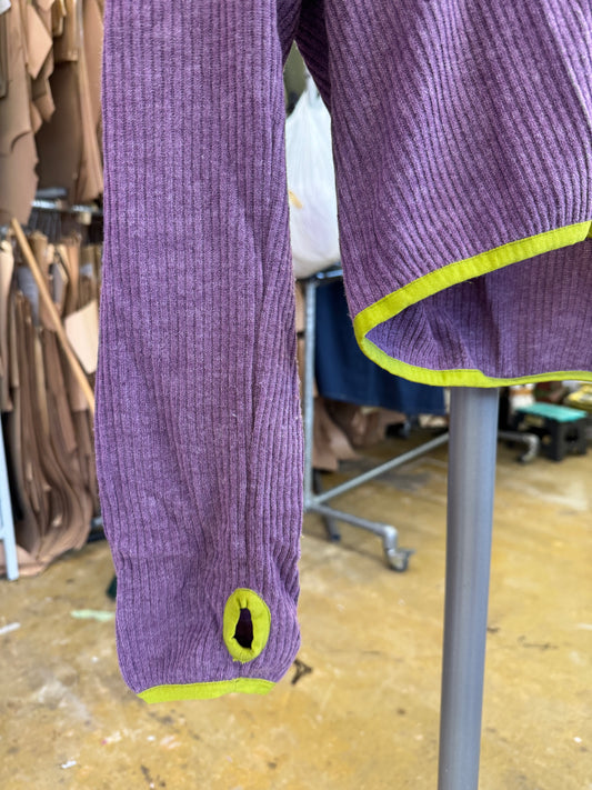 AW21 PALMA VIOLET CROP HOODIE