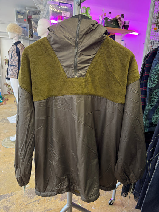 AW20 OLIVE FLEECE JACKET