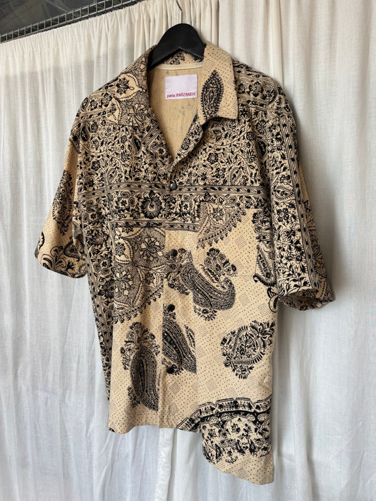 ss19 ghalamkar safari shirt