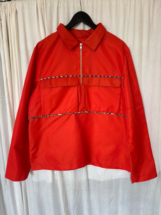 aw19 coral cord shirt