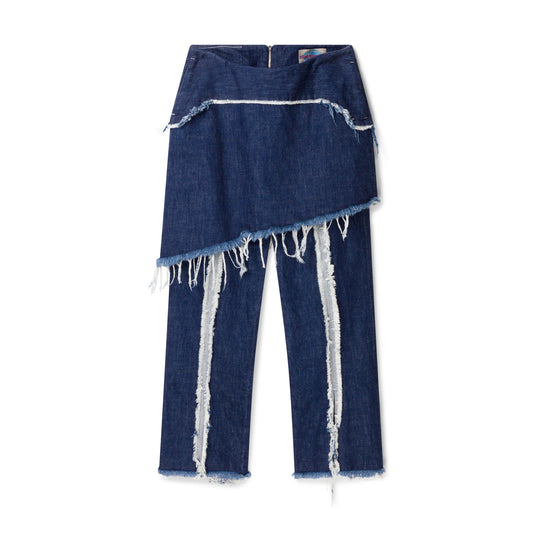 DENIM SKIRT TROUSER SAMPLE