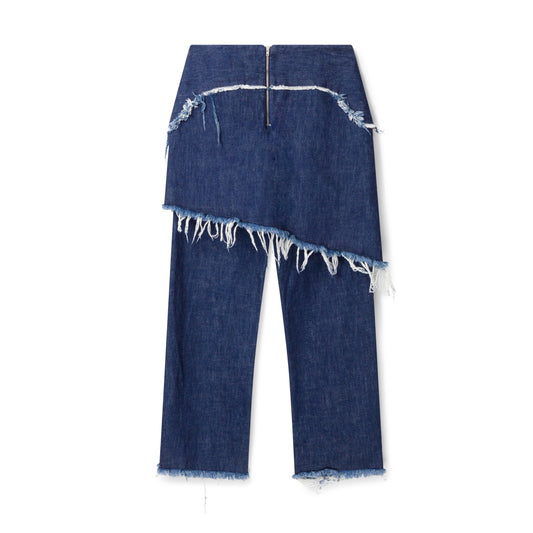 DENIM SKIRT TROUSER SAMPLE