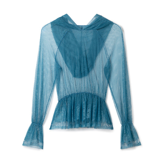 LACE FAKE HOODIE