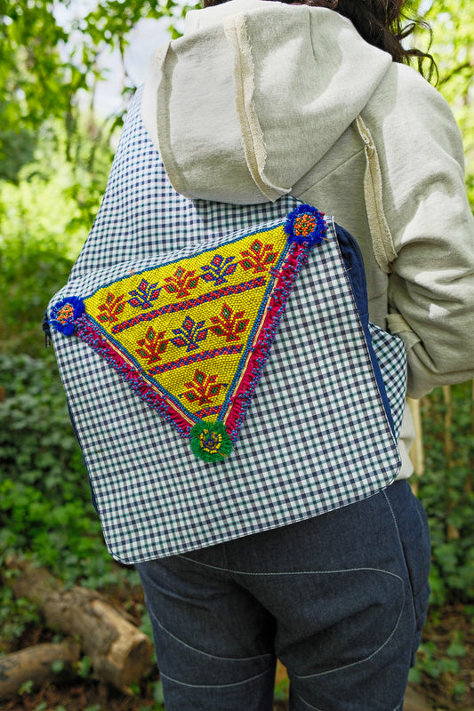 Sabrina Cross Body Bag Checkerboard