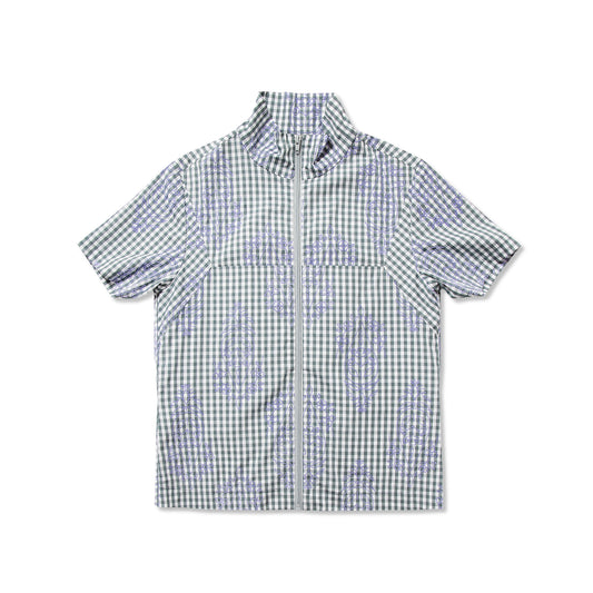 PINE CHECK PLEAT SHIRT