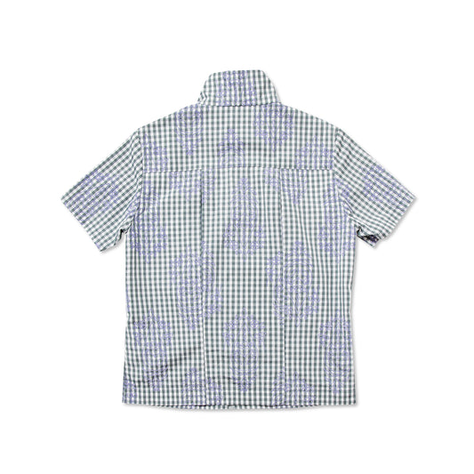 PINE CHECK PLEAT SHIRT