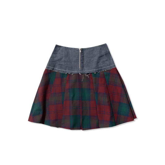 AW22 KNIFE PLEAT SKIRT