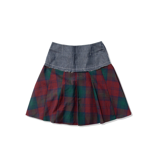 AW22 KNIFE PLEAT SKIRT