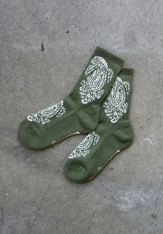 GREEN SOCKIES (2 PAIRS)